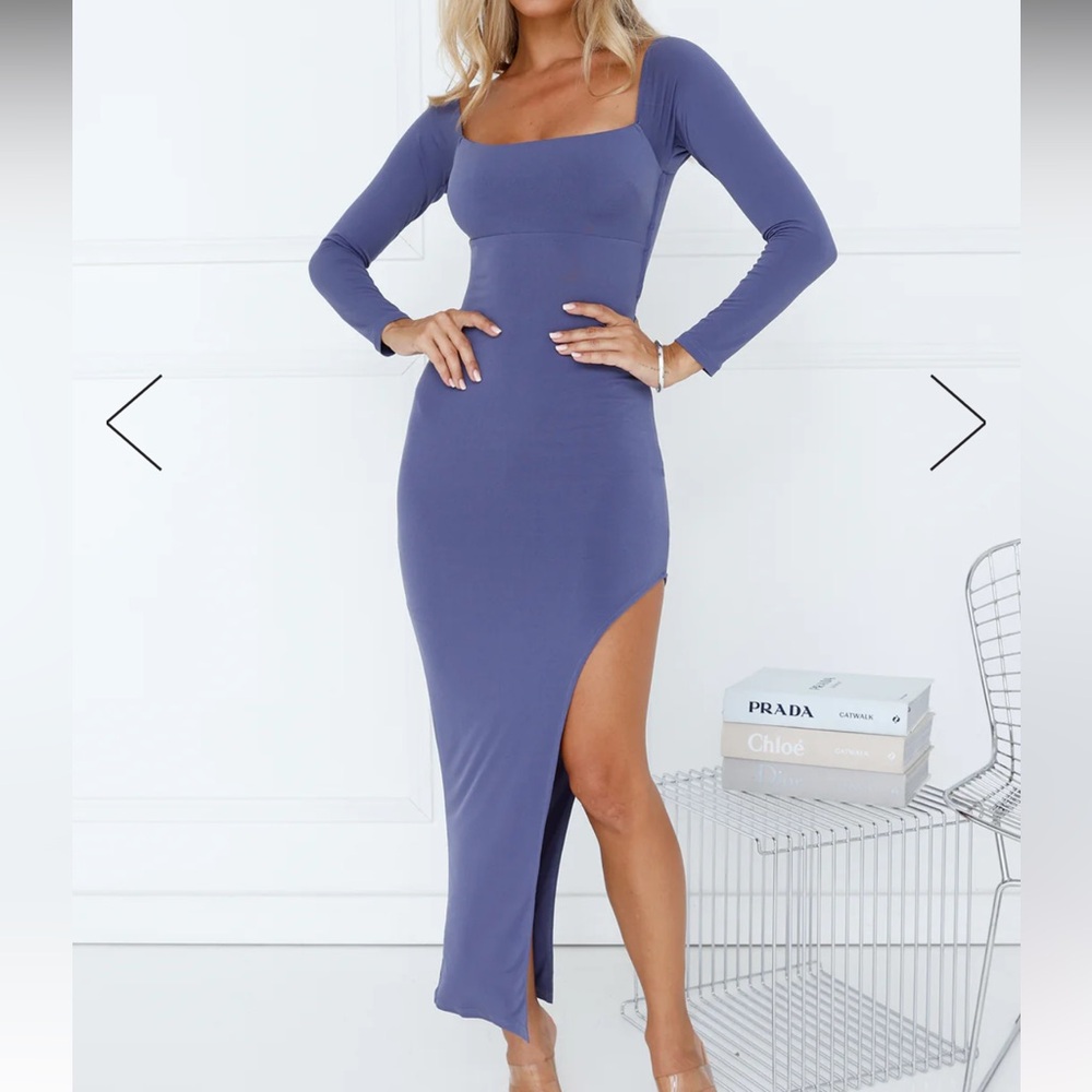 HELLO MOLLY Long Sleeve Midi Dress